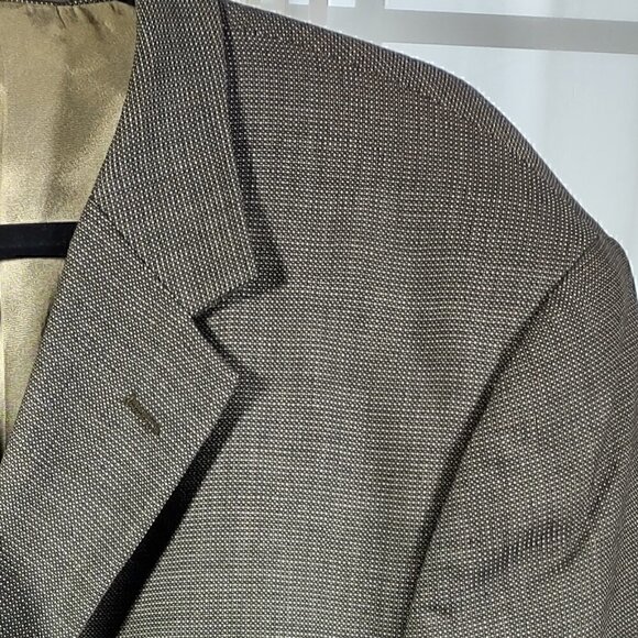 Jhane Barnes Brown To Olive Suit Jacket/Blazer Size 44R - Picture 4 of 12